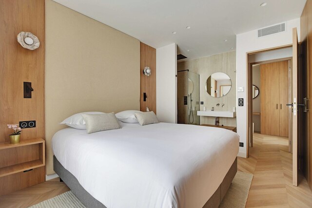 チャーミング アパートメント - エアコン- 3ベッドルーム-6人- モントルグイユ