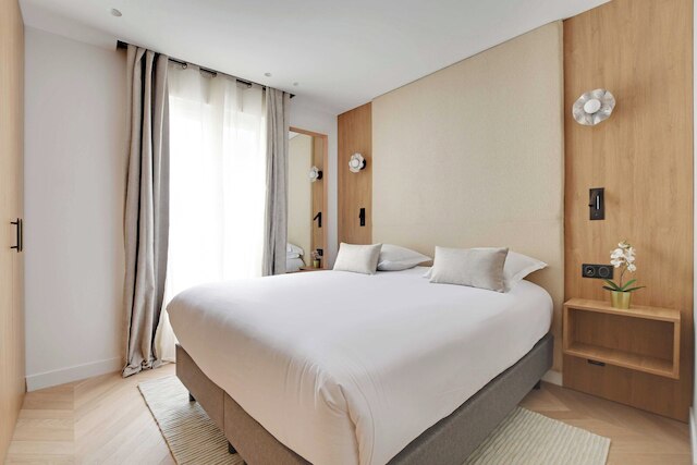 チャーミング アパートメント - エアコン- 3ベッドルーム-6人- モントルグイユ