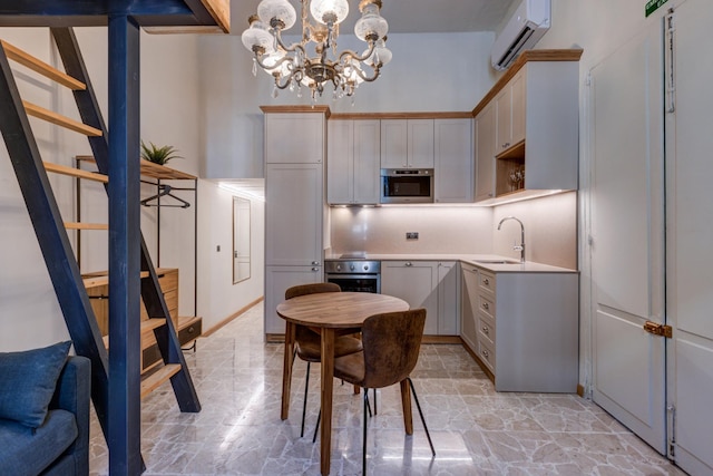 モダン ラグジュアリー 1ベッドルーム アパートメント