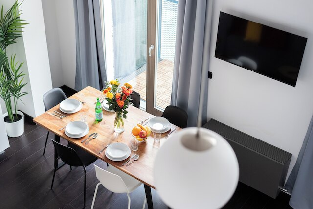 ファミリーロフトアパート ウィズ バルコニー イン プラハ