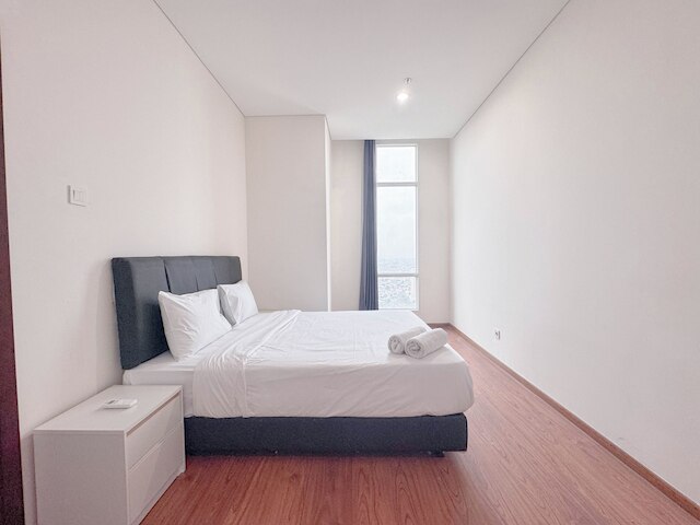 ホーミー アンド シンプリー 3ベッドルーム アット グランド スンコノ ラグーン アパートメント