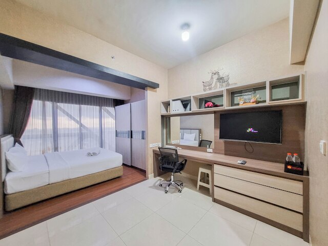 コージー アンド ウォーム スタジオ ルーム アット ウッタラ ジ アイコン アパートメント