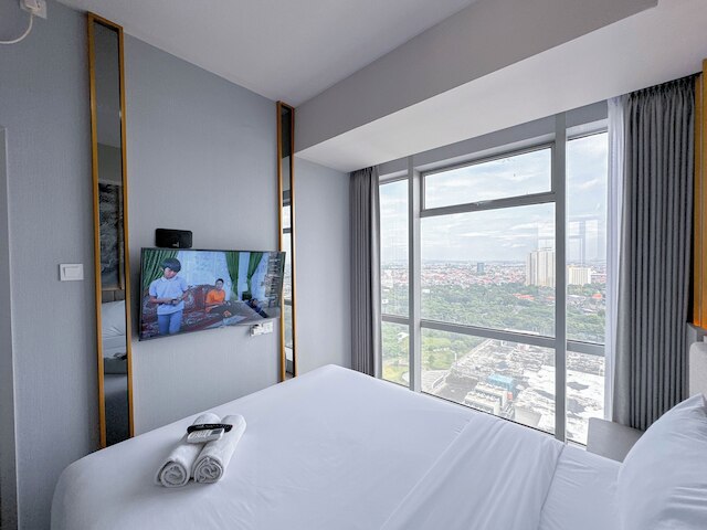 コンフォータブル ステイ アンド ストラテジック 1ベッドルーム アット グランド スンコノ ラグーン アパートメント