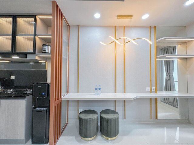 コンフォータブル ステイ アンド ストラテジック 1ベッドルーム アット グランド スンコノ ラグーン アパートメント