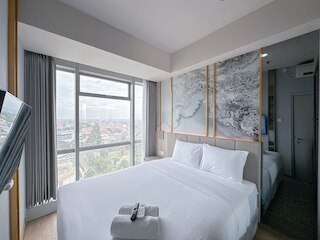 コンフォータブル ステイ アンド ストラテジック 1ベッドルーム アット グランド スンコノ ラグーン アパートメント