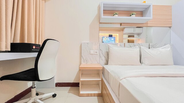 コージー アンド コンパクト スタジオ アパートメント アット ヴィダ ビュー マカッサル