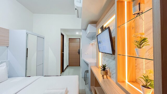 コージー アンド コンパクト スタジオ アパートメント アット ヴィダ ビュー マカッサル