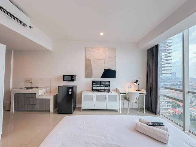 ミニマリスト スタジオ (ノー キッチン) アット ザ シティ スクエア スラバヤ アパートメント