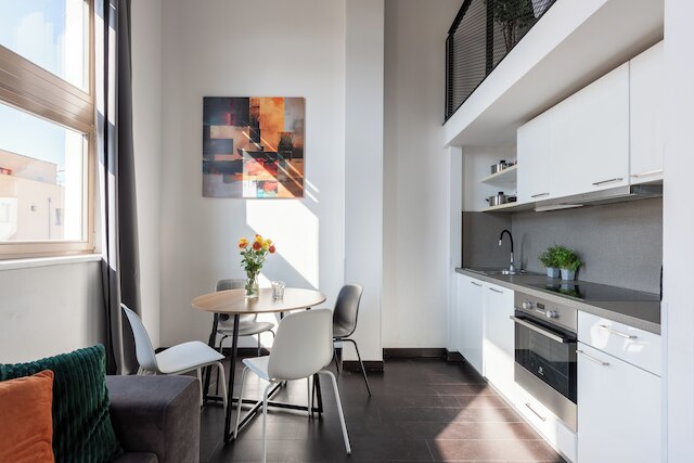 プラハの広々としたロフトアパート