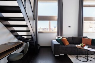 プラハの広々としたロフトアパート