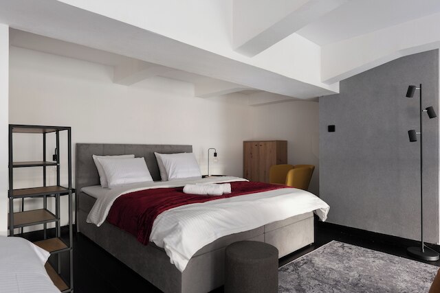 デュプレックス ロフト アパート ウィズ バルコニー