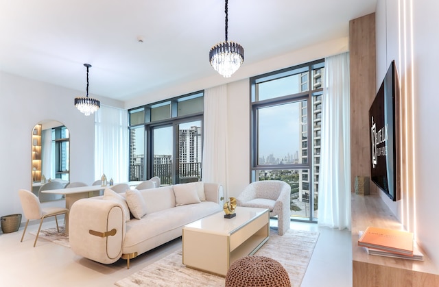 エリート LUX ホリデーホームズ - ドバイ クリーク オアシス 2ベッドルーム ラグジュアリー ウィズ ブルジュビュー