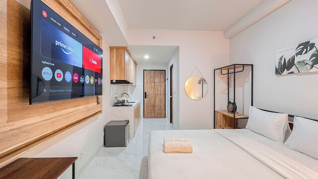 ザ グッド エステート スタジオ アット デルフト チプトラ マカッサル アパートメント