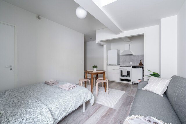 リノベーテッド スタジオ アット ザ ベスト ロケーション