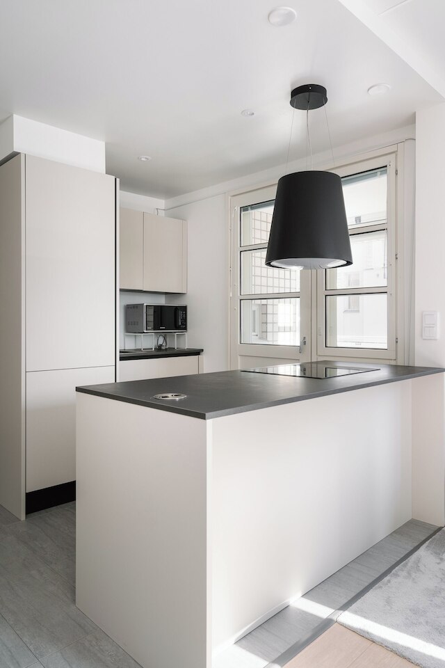 モダン 1ベッドルーム アパートメント ウィズ バルコニー