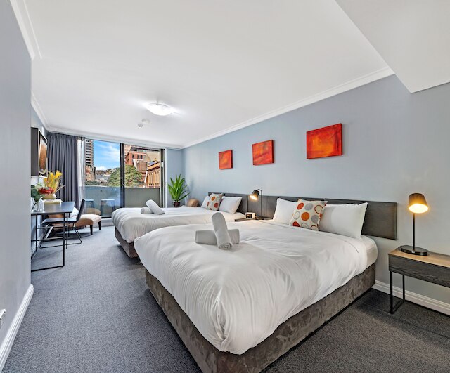 Kozyguru | ヘイマーケット | 2 ベッドルーム スタジオ アパートメンツ オン ジョージ ストリート