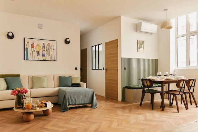 ラヴィ メゾン セントラル マレ エアコン ホットタブ