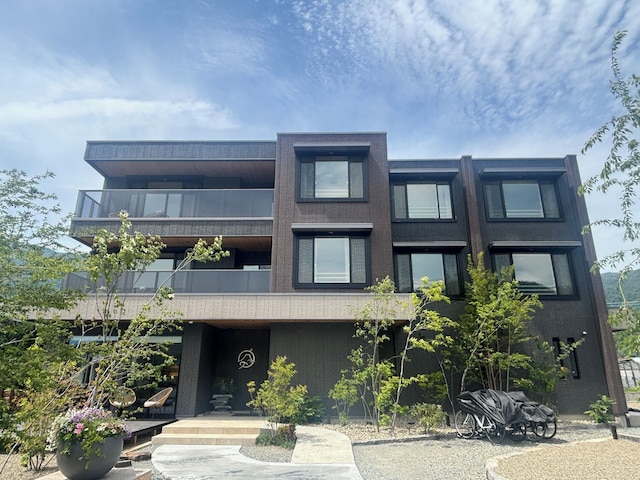 富士山と河口湖とホテル風鈴