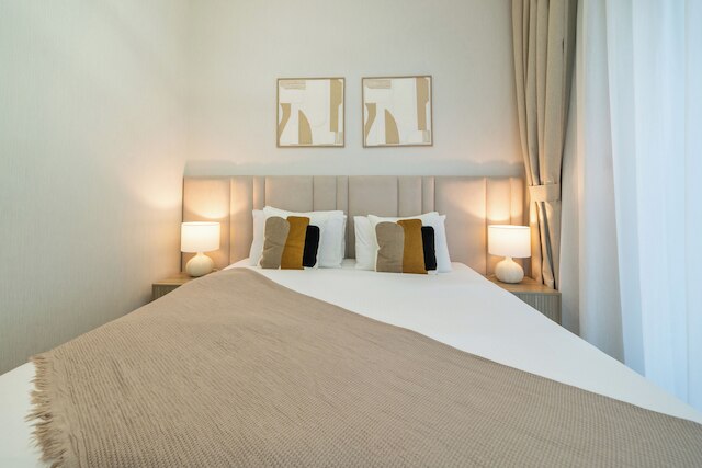 デザイナー 1 ベッドルーム アパートメント フルリー エクイップド