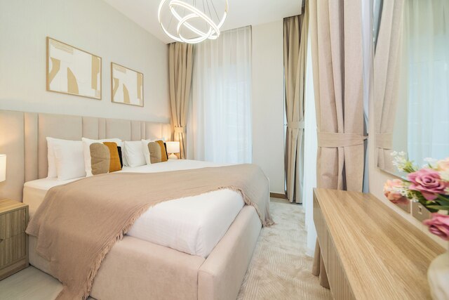 デザイナー 1 ベッドルーム アパートメント フルリー エクイップド