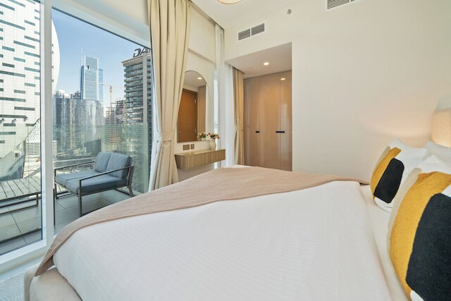 デザイナー 1 ベッドルーム アパートメント フルリー エクイップド