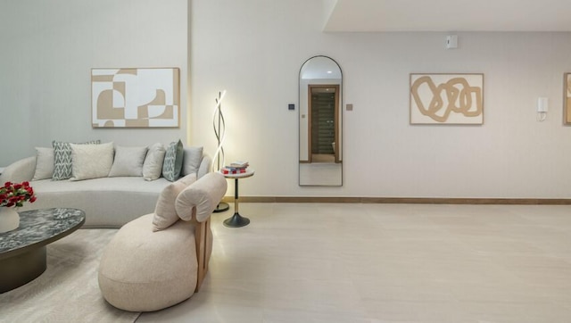 インスパイアード 1 ベッドルーム アパートメント – アルティメット ラグジュアリー リビング