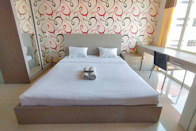 モダン コージー スタジオ アット ザ スクエア スラバヤ アパートメント