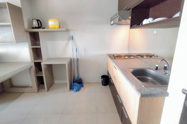 モダン コージー スタジオ アット ザ スクエア スラバヤ アパートメント