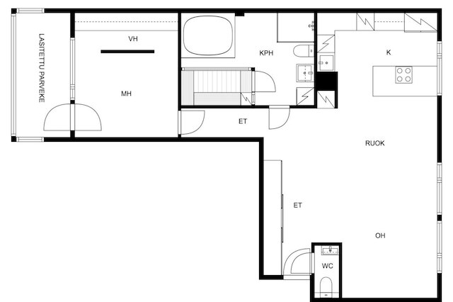 スイート ウィズ サウナ & ジャグジー in カンッピ