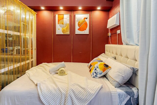 モダン スタジオ プールサイド バルコニー ニア マクタン エアポート