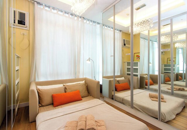 エレガント 2 ベッドルーム アパートメント イン アップスケール フォート BGC ファスト WiFi