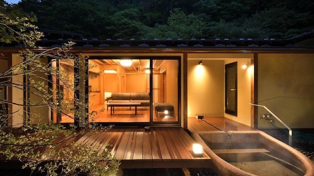 四万温泉 鹿覗きの湯つるや