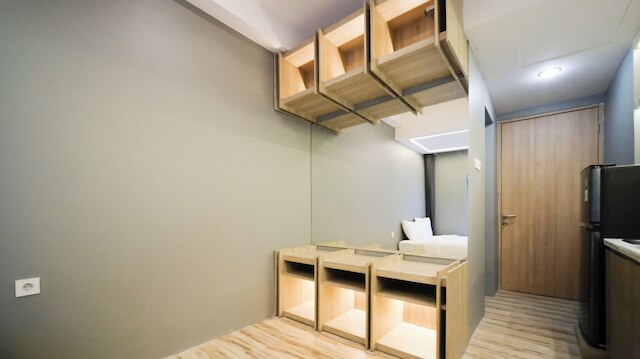 ホーミー アンド ウォーム スタジオ ノー キッチン ザ シティ スクエア スラバヤ アパートメント