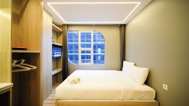 ホーミー アンド ウォーム スタジオ ノー キッチン ザ シティ スクエア スラバヤ アパートメント