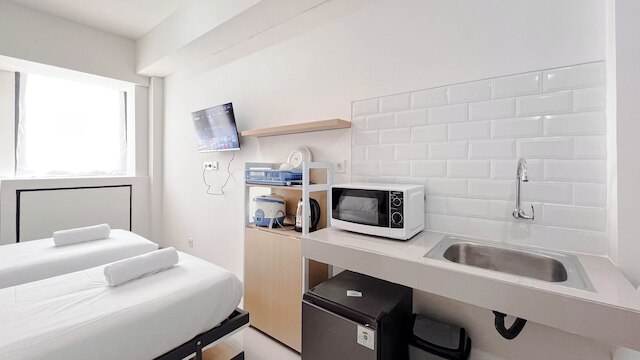 コンフォータブル スタジオ ルーム アパートメント (ノー キッチン) アット バンダラヤ タラサ シティ マカッサル