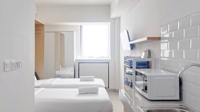 コンフォータブル スタジオ ルーム アパートメント (ノー キッチン) アット バンダラヤ タラサ シティ マカッサル