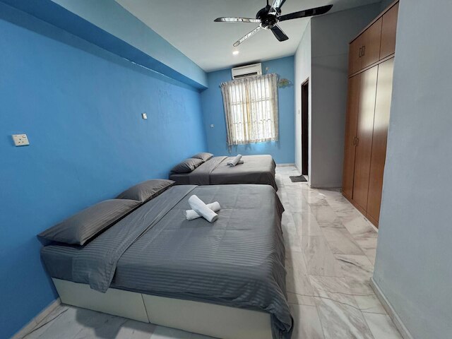 コージー ジョホールバル ホーム ウィズ ファミリールーム アンド アンブロック バルコニー ビュー