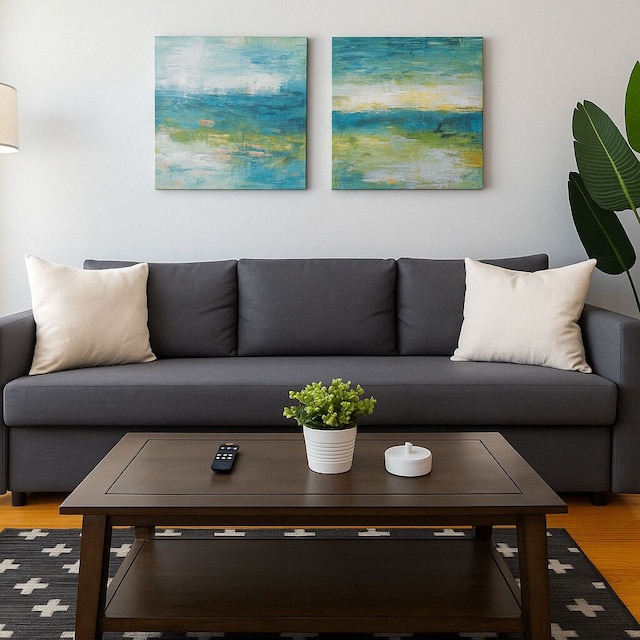 2ベッドルーム リビング - ハルステッド レップ