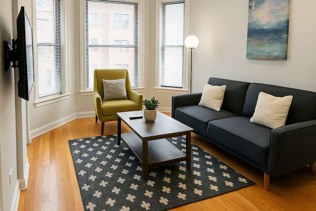 2ベッドルーム リビング - ハルステッド レップ