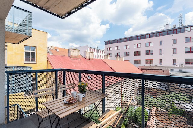 ファミリーアパート ウィズ バルコニー センター プラハ