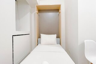 シンプル ニュートラル スタジオ (ノー キッチン) バンダラヤ - タラサ シティ マカッサル アパートメント