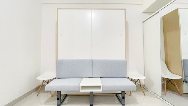 ホワイト スタジオ ルーム (ノー キッチン) アット バンダラヤ - タラサ シティ マカッサル アパートメント