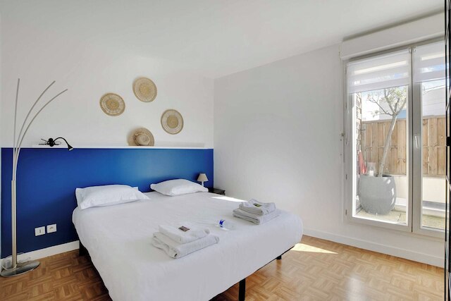 コージー アパートメント & バルコニー -1ベッドルーム/4人- ルヴァロワ ペレ