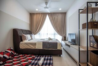 2ベッドルーム デュアルキー SKS パブ CIQ, JB セントラル, フリー パーキング