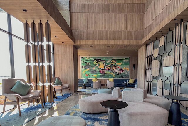 モダン スカンジナビアン スタジオ アット デルフト チプトラ マカッサル アパートメント