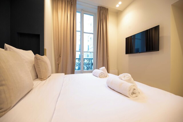 エクセプショナル アパートメント ウィズ エアコン-1ベッドルーム-4人-パレ ガルニエ