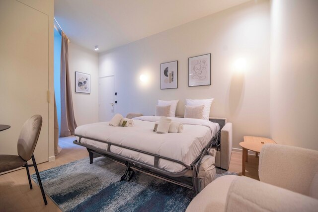 エクセプショナル アパートメント ウィズ エアコン-1ベッドルーム-4人-パレ ガルニエ