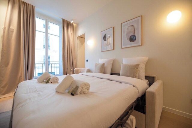 エレガント アパートメント ウィズ エアコン - 2ベッドルーム-6人 - パレ ガルニエ