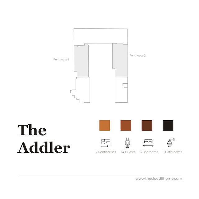 West Loop Group Retreat 2 Penthouses Balconies