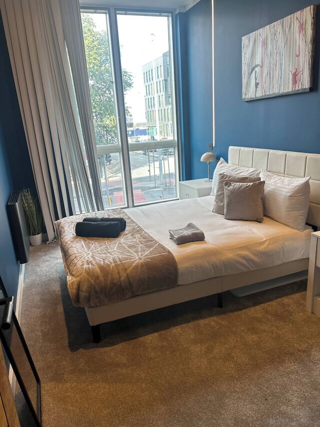 モダン シティ ブルー アパートメント ネクスト トゥ ジ AO アリーナ フリー パーキング